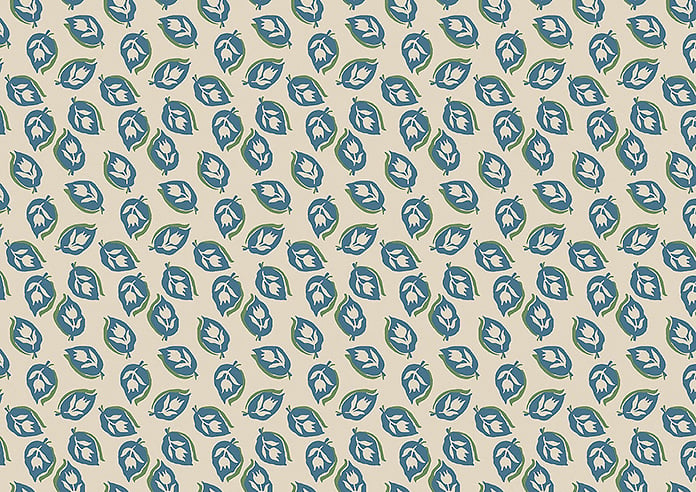 Land & Shore Seedling, Teal - Roman Blind - Image 7